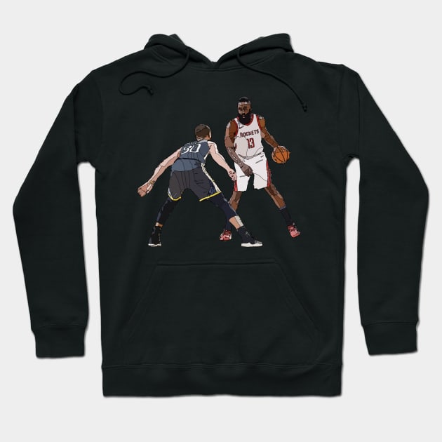 Harden vs Curry Hoodie by Playful Creatives